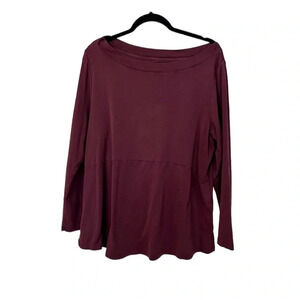 J. Jill Perfect Prima Shirttail Tunic Long Sleeves Sz XL Petite